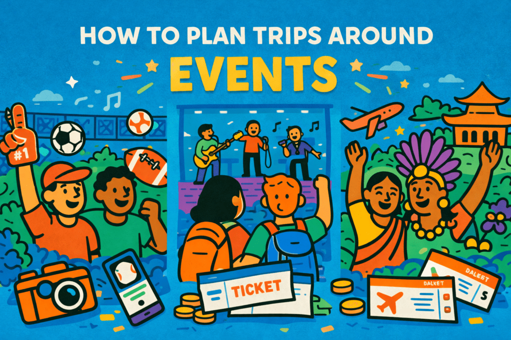 How to Plan Trips Around Events (The Smart Way)
