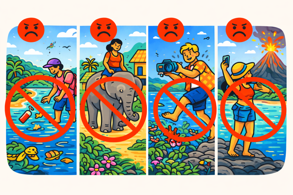 What Conscious Travelers Should Never Do (Even If It’s “Instagram-Popular”)