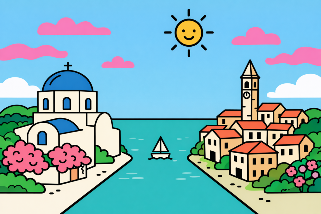 Greek Isles vs. Croatia Coast: Finding Your Dream Mediterranean Island Getaway