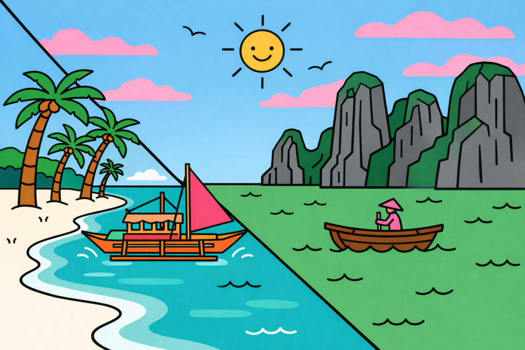 Philippines vs. Vietnam: Unpacking Island Adventures in Southeast Asia