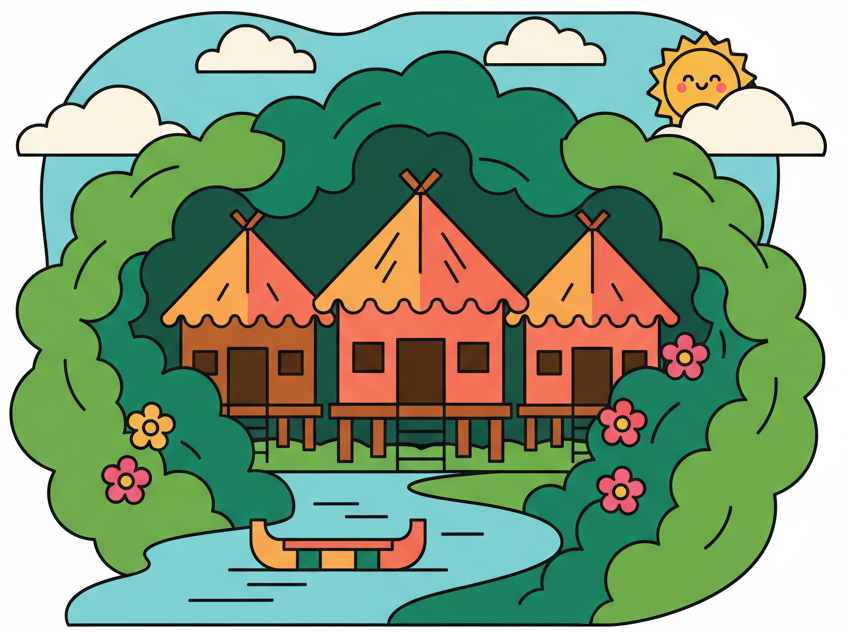 6 Hidden Jungle Villages Around the World Deep in Rainforests and Remote Valleys (Amazon, Southeast Asia, Central America)